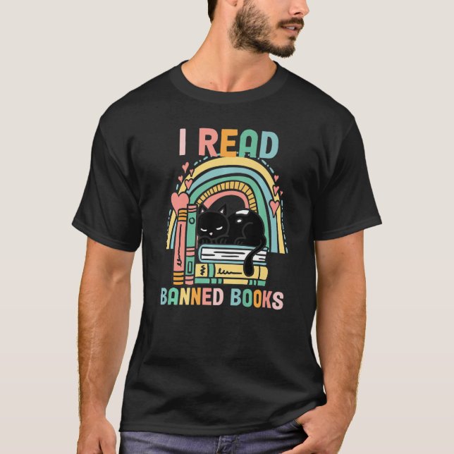 Banned Books Quotes I Read Banned Books T-Shirt (Vorderseite)