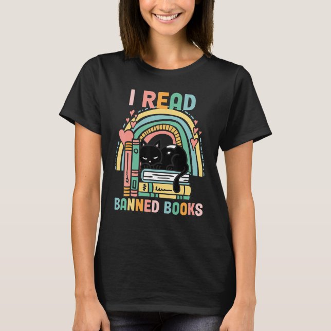 Banned Books Quotes I Read Banned Books T-Shirt (Vorderseite)