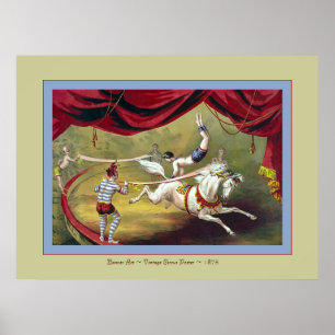 Banner Act ~ Vintager Kreis Poster