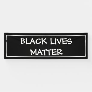 Banner außen - Black Lives Matter