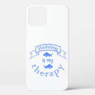 Banner Band Zitat Fischen ist meine Therapie Case-Mate iPhone Hülle