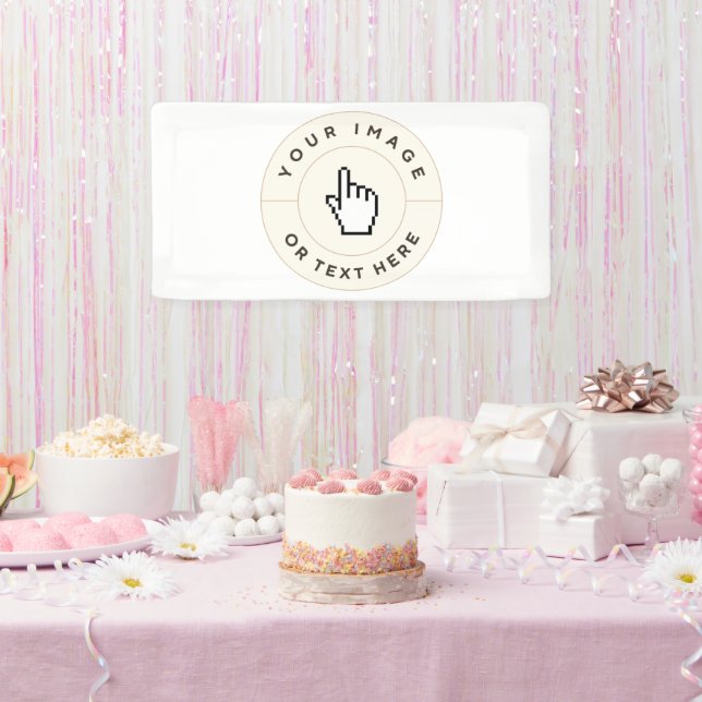 Banner - Benutzerdefiniert (Bild/Text hinzufügen) (Party)