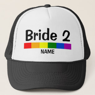 Banner Bridge-Banner für Hochzeitsrähne Truckerkappe