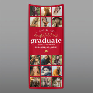 Banner der 15-Foto-Vertikal-Graduation