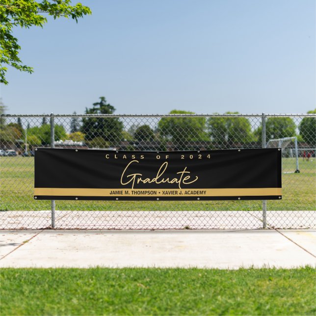 Banner der Black Class von Graduate Abschluss 2024 (Insitu)