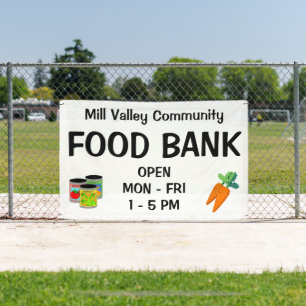 Banner der Custom Food Bank