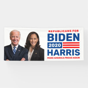 Banner der Republikaner für Biden Harris 2020