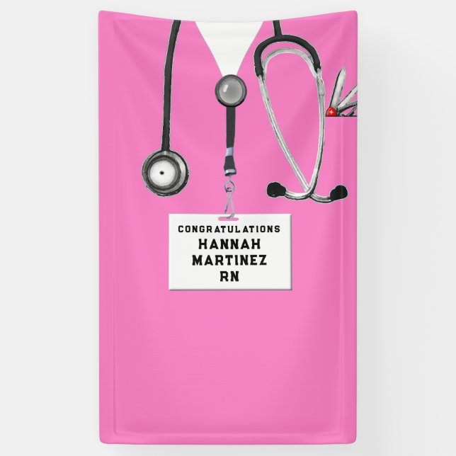 Banner der RN Nurse Graduation Party (Vertikal)