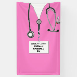 Banner der RN Nurse Graduation Party