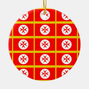 Banner der toskanischen Marine Keramikornament