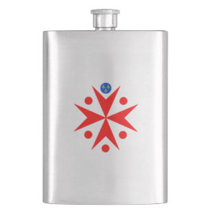 Banner der toskanischen Marine Medici Flachmann