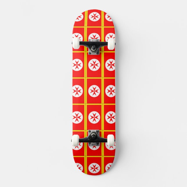Banner der toskanischen Marine Skateboard (Vorderseite)