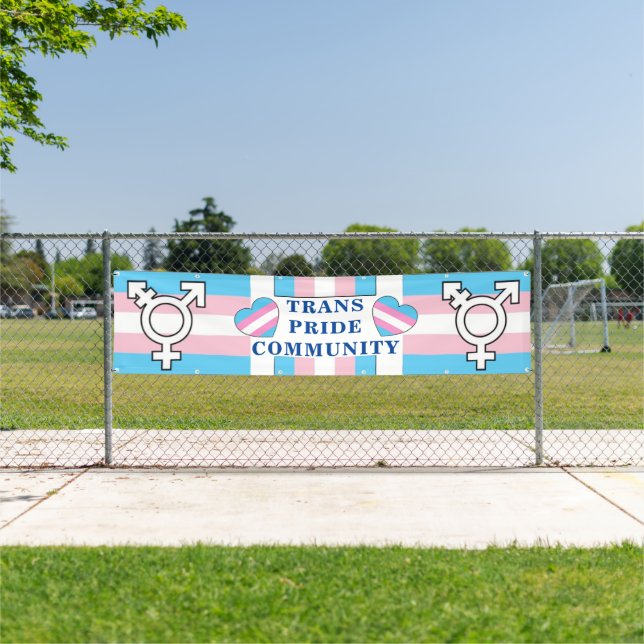 Banner der Trans Pride Community Parade (Insitu)