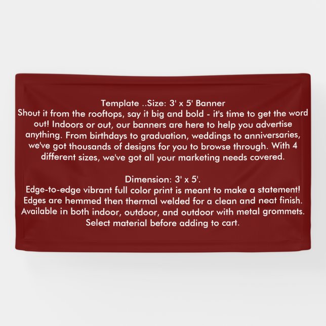 BANNER DIY Template Clubs Event Business Seminar (Horizontal)