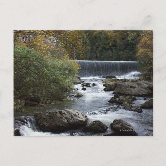 Banner Elk, NC Wasserfall Postkarte (Vorderseite)