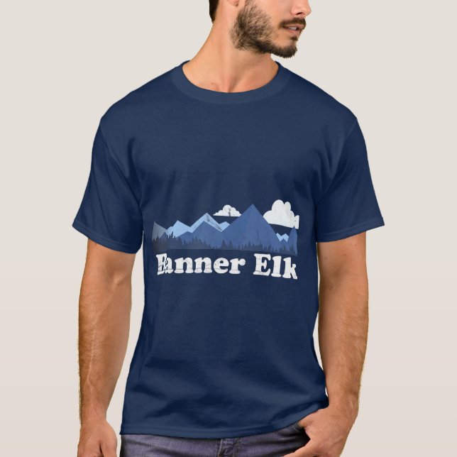 Banner Elk North Carolina Blue Ridge Mountains T-Shirt (Vorderseite)