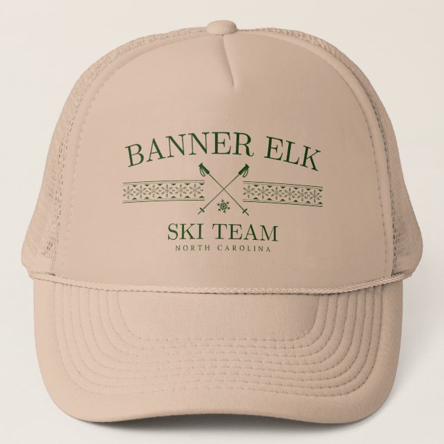 Banner Elk Ski Team, North Carolina Truckerkappe (Vorderseite)