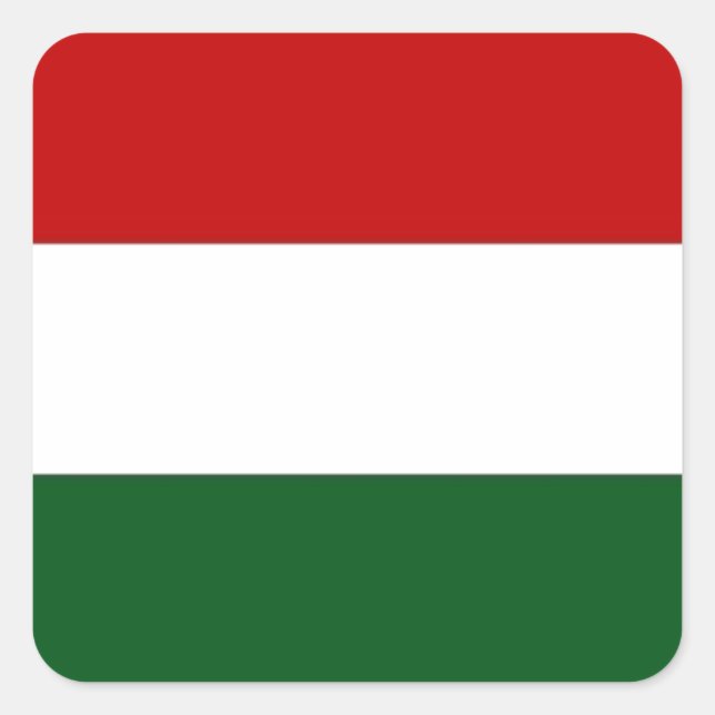 Banner/Flagge Italiens oder Mexikos Quadratischer Aufkleber (Vorderseite)