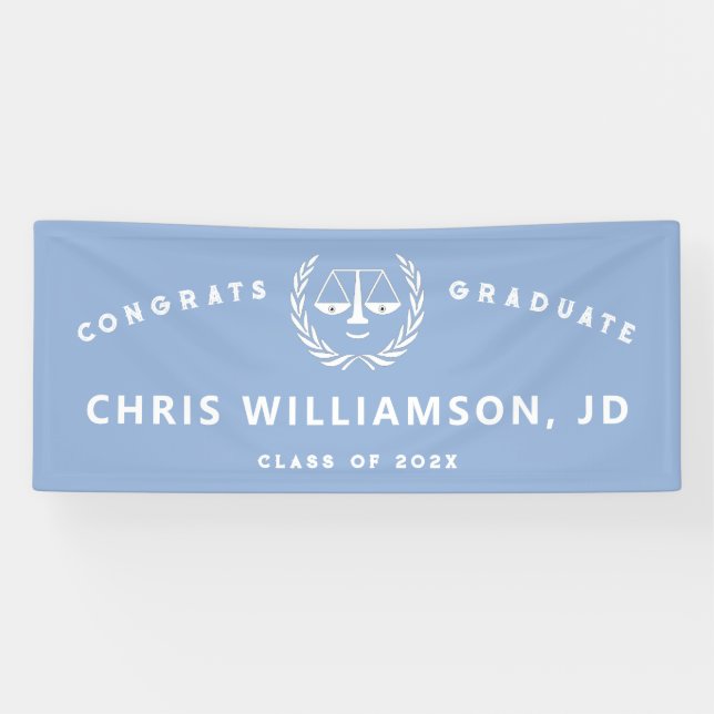 Banner für Abschluss von Jurastudien (Horizontal)