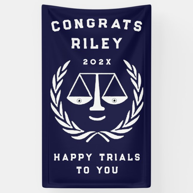 Banner für Abschluss von Jurastudien (Vertikal)