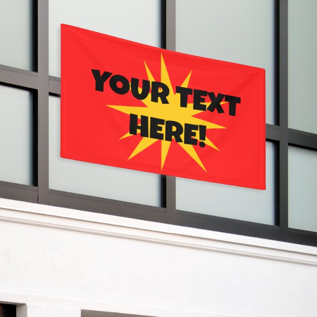 Banner für benutzerdefinierte Sternexplosion (Äußeres Gebäude)
