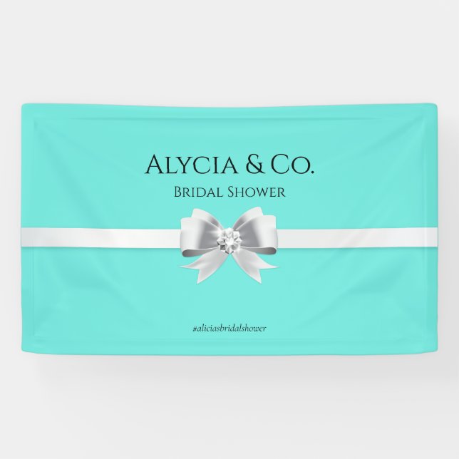 Banner für Bride & Co. Türkis / Aquamarines Party  (Horizontal)