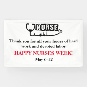 Banner für das Unternehmenserlebnis "Nurses Week"