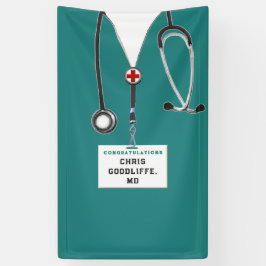 Banner für den Abschluss von Medizinschulen