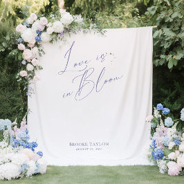 Banner für den Hintergrund des eleganten Brautpart Wandteppich