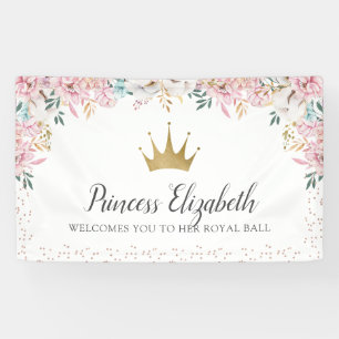 Banner für den königlichen Ball einer kleinen Prin