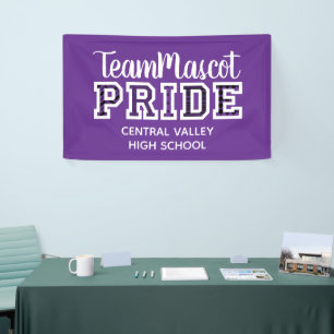 Banner für den lila School Prix Mascot