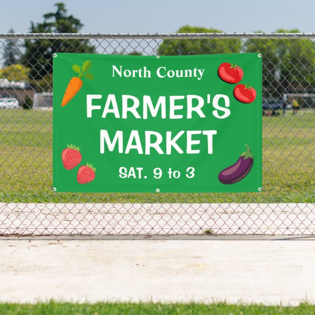 Banner für den Markt für Landwirte (InSitu)