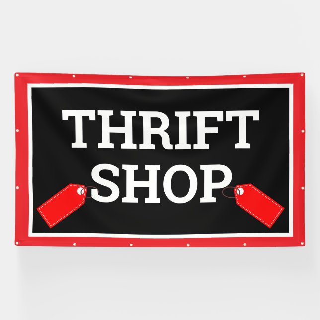 Banner für den Thrift Shop (Horizontal)