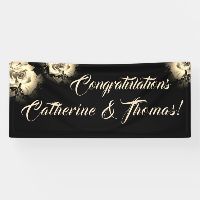 Banner für elegante Rose (Horizontal)