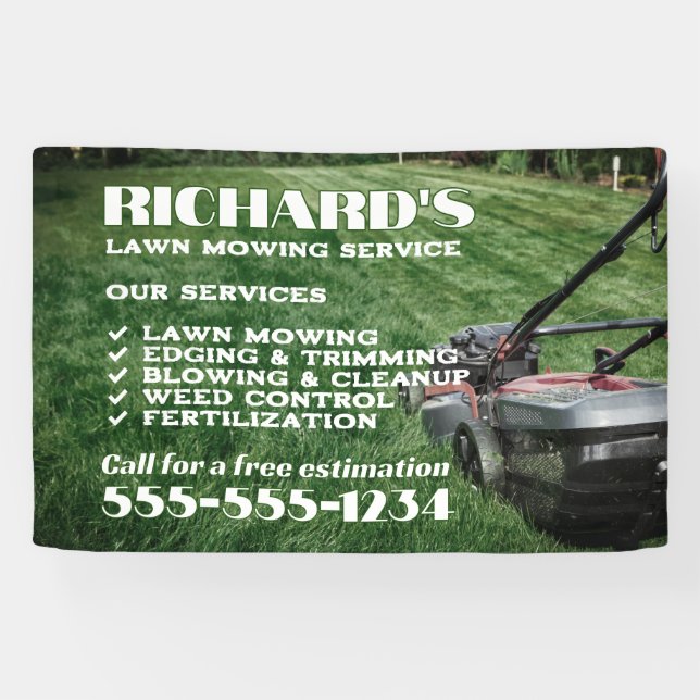 Banner für Gartenarbeit und Pflege (Horizontal)