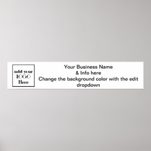 Banner für Geschäftspapiere für Messen oder Kunsth Poster