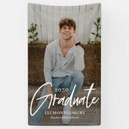 Banner für gestrichene Word-BEARBEITBARE Abschluss