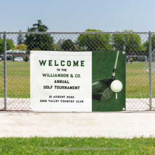 Banner für Golfveranstaltungen