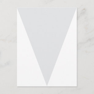 Banner für graue und Zickzack Party Postkarte