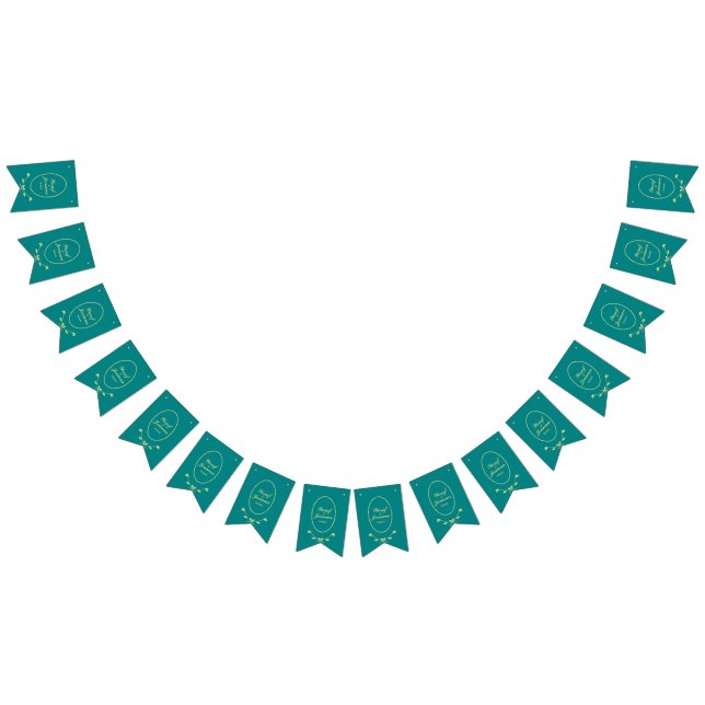 Banner für Hochzeitsfahnen aquamariner Rose (Alle)