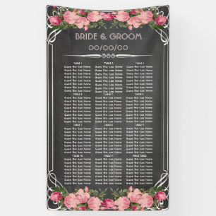 Banner für Hochzeitssitze