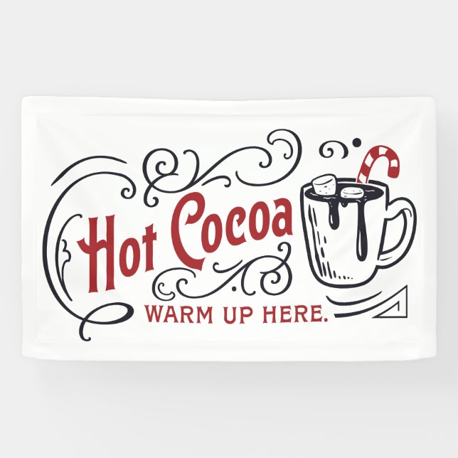 Banner für Hot-Cocoa-Bar (Horizontal)