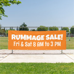 Banner für kundenspezifische Rummage
