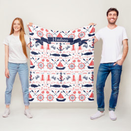 Banner für personalisierte Korallenriffe Fleecedecke