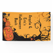 Banner für personalisiertes Halloween-Party