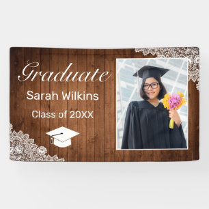 Banner für rustikales Foto aus Holz und Weißspit