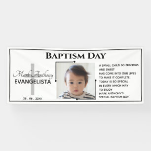 Banner für Schwarz-Weiß-BAPTISM-TÄGLICHE Verans