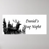Banner für Vintage Bachelor-Party
