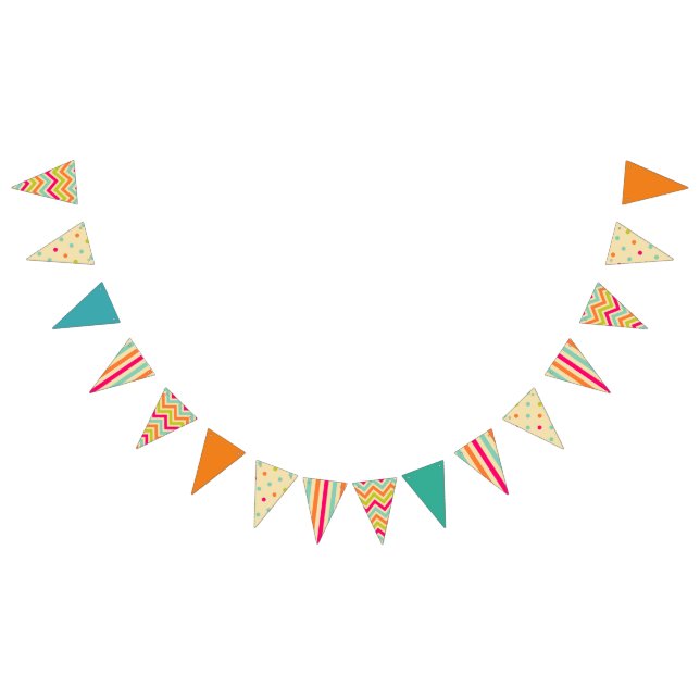 Banner für Zickzack Streifen und Polka-Dot (Alle)