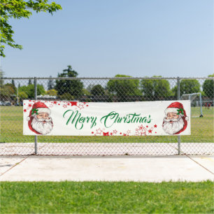 Banner im Freien - Frohe Weihnachtsbanner